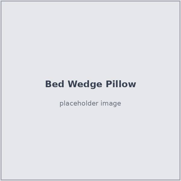 Adjustable bed wedge pillow