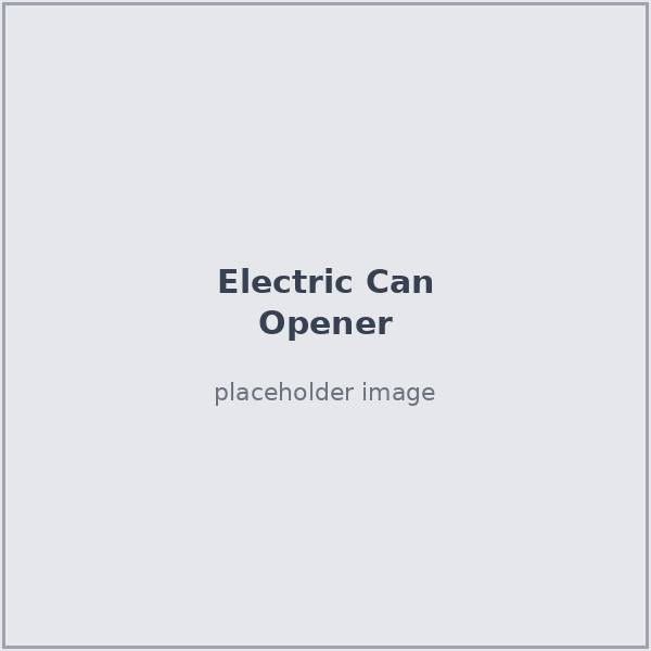 Electric can opener
