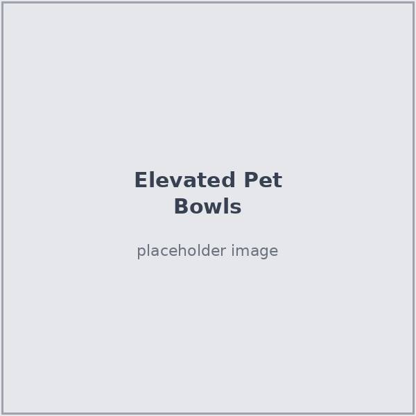 Elevated no-bend pet bowls