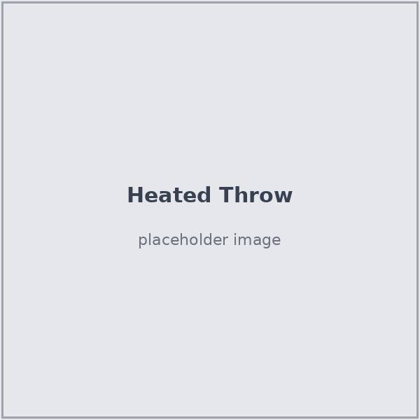 Heated throw blanket
