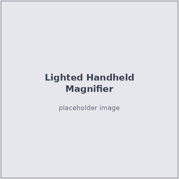 Lighted handheld magnifier