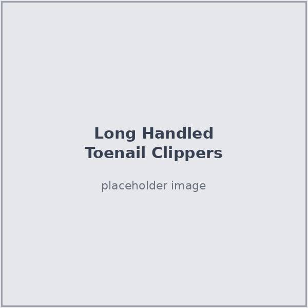 Long-handled toenail clippers with magnifier