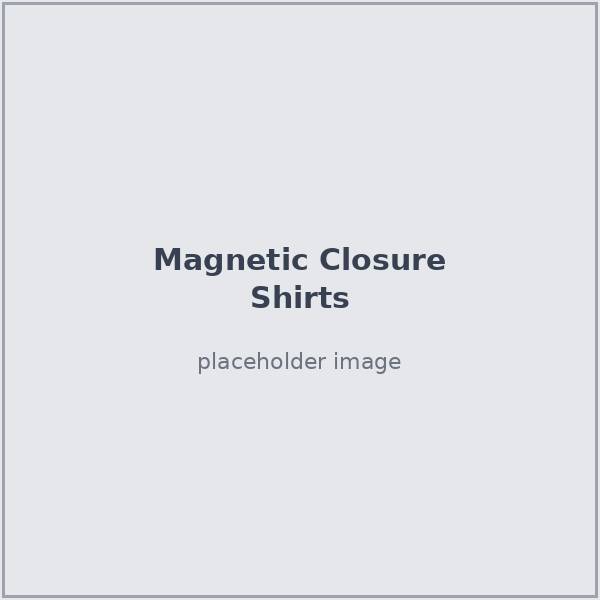 Magnetic-closure shirts