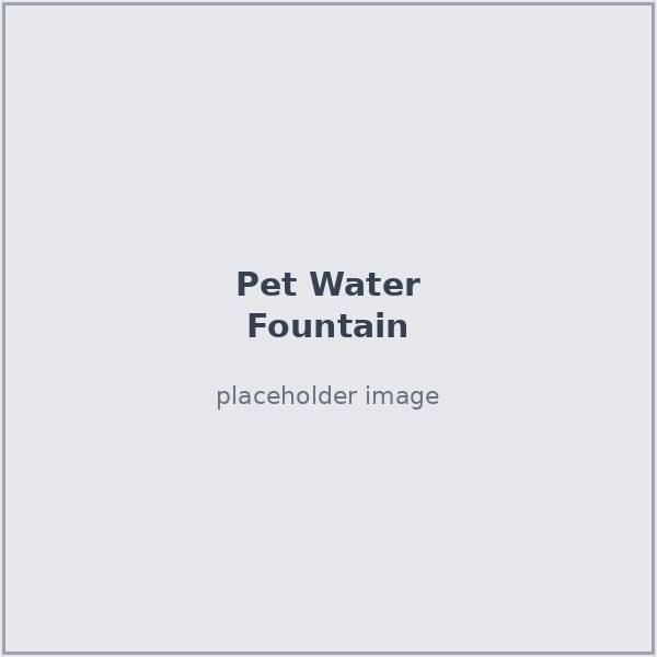 Easy-fill pet water fountain