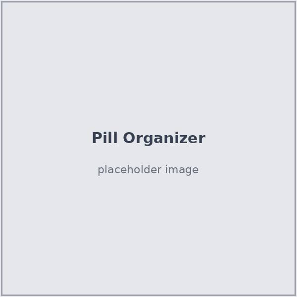Weekly and monthly pill organizer