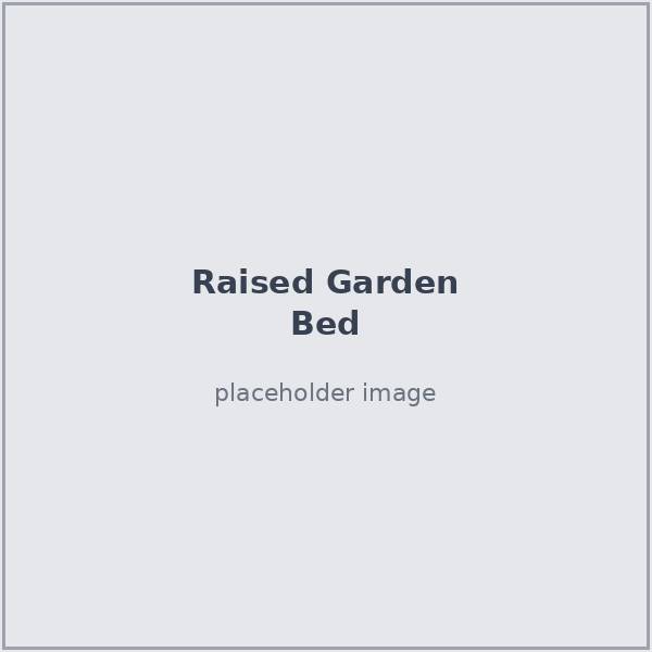 Raised elevated garden bed