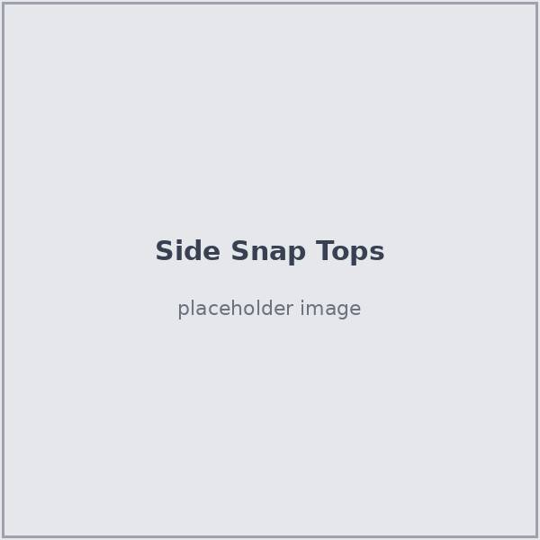Side-snap and open-back tops