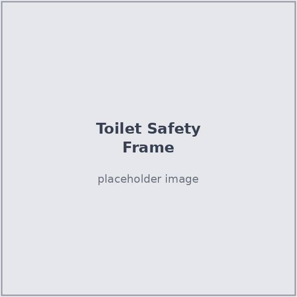 Toilet safety frame